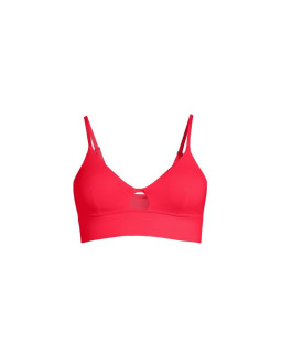 Top kąpielowy casall triangle cut-out bikini top czerwony