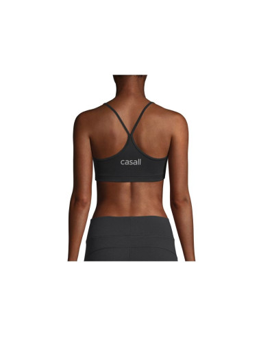 Stanik treningowy casall strappy sports bra czarny