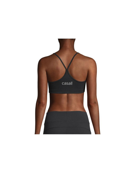 Stanik treningowy casall strappy sports bra czarny