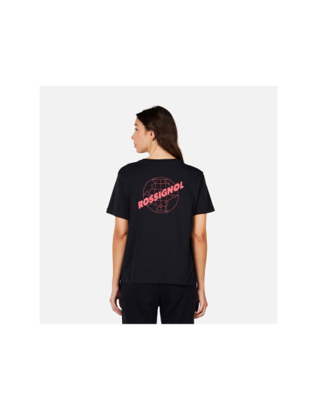 Koszulka damska rossignol w waterfall relax tee czarna