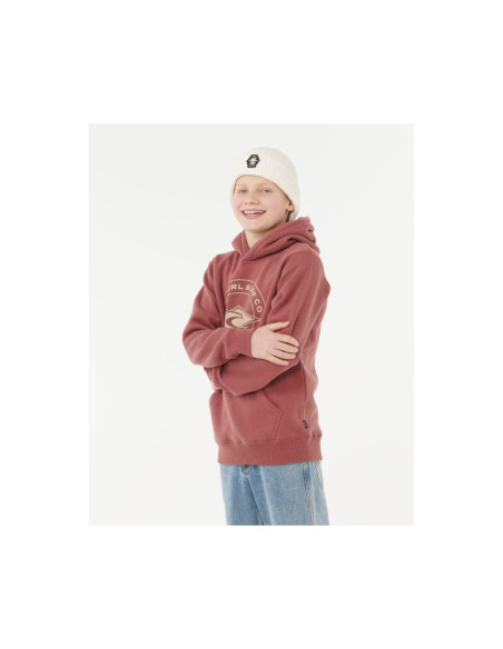 Bluza rip curl stapler hood -boy czerwona