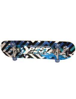 Deskorolka drewniana street blue best sporting