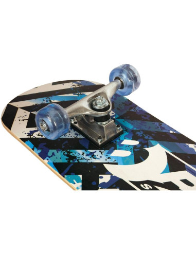 Deskorolka drewniana street blue best sporting