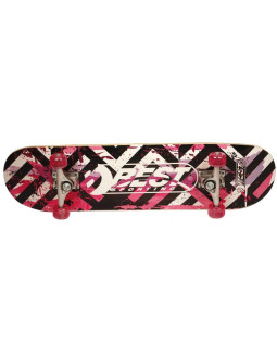 Deskorolka drewniana street pink best sporting