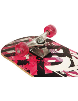 Deskorolka drewniana street pink best sporting 2