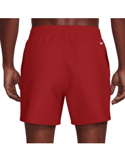 Spodenki kąpielowe nike logo lap 5" volley czerwone nessg574 614 2