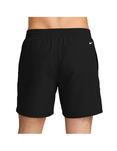Spodenki kąpielowe nike logo lap 5" volley czarne nessg574 001