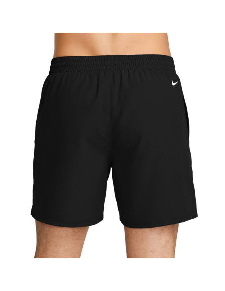 Spodenki kąpielowe nike logo lap 5" volley czarne nessg574 001