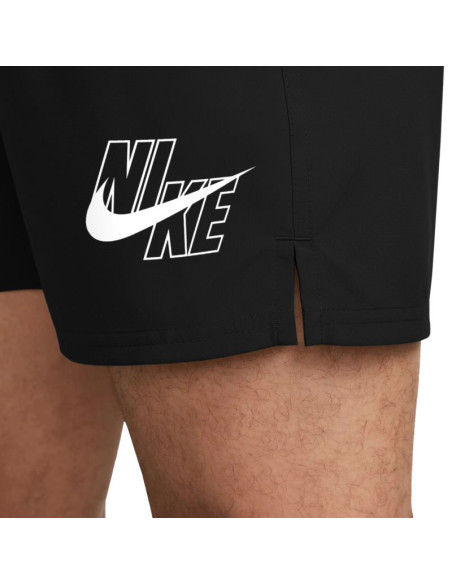 Spodenki kąpielowe nike logo lap 5" volley czarne nessg574 001