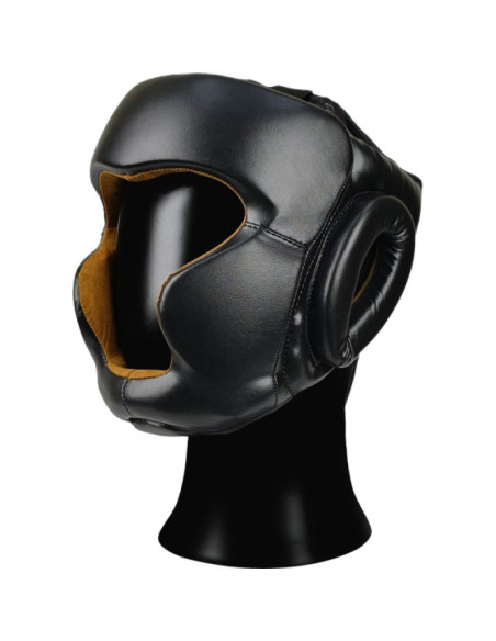Kask bokserski kss-pu-black