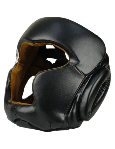 Kask bokserski kss-pu-black