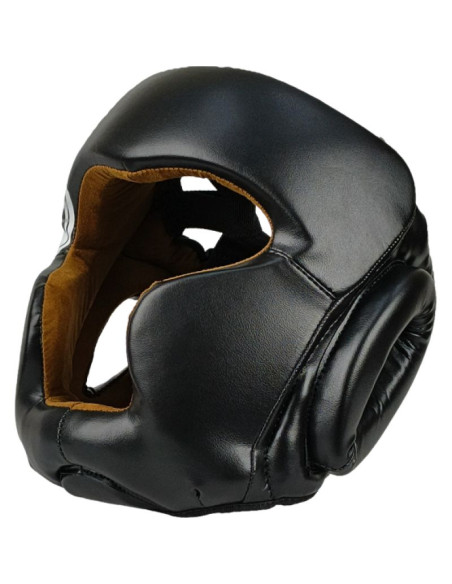 Kask bokserski kss-pu-black