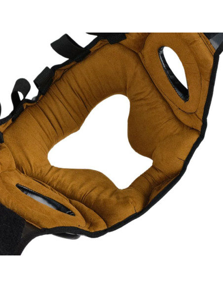 Kask bokserski kss-pu-black