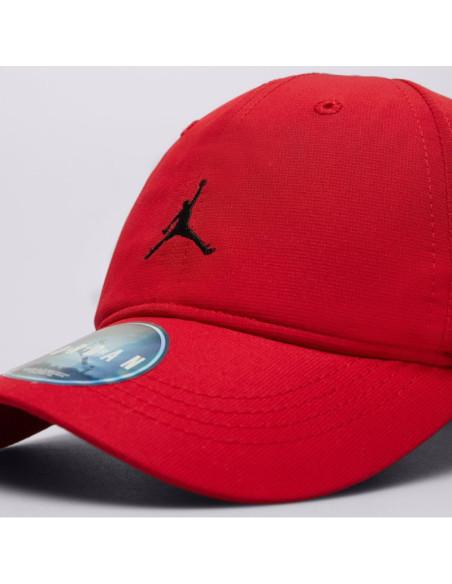 Czapka z daszkiem air jordan jumpman essential gym red czerwona - 9a0724-r78
