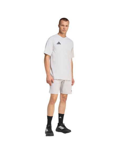 Spodenki męskie adidas tiro travel woven szare ke8369