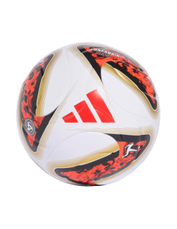 Piłka nożna adidas bundesliga 26/27 torfabrik league box biało-pomarańczowo-złota hy5057 2