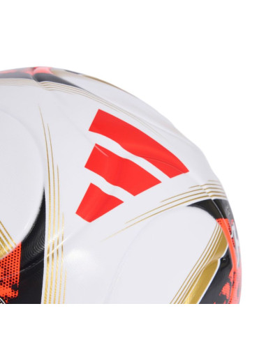 Piłka nożna adidas bundesliga 26/27 torfabrik league box biało-pomarańczowo-złota hy5057
