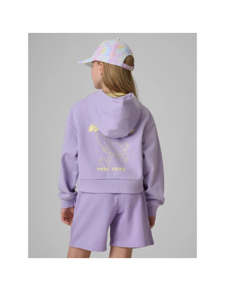Bluza dresowa loose z kapturem dziewczęca 4f 4fjrss26tswsf2936-52s