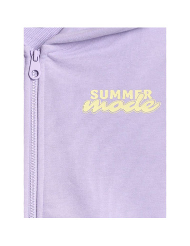 Bluza dresowa loose z kapturem dziewczęca 4f 4fjrss26tswsf2936-52s