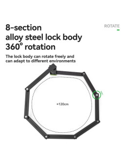 Rockbros zapięcie rowerowe 32140006001 składane 2