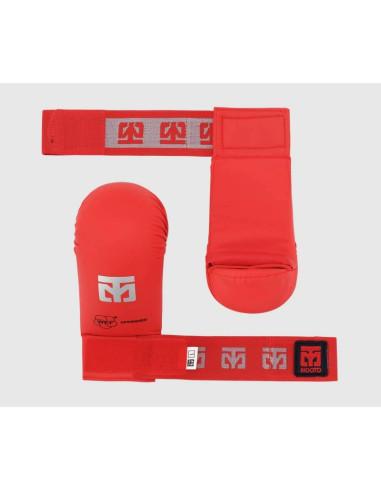 Rękawice do karate - mitts 2 red wkf | mooto