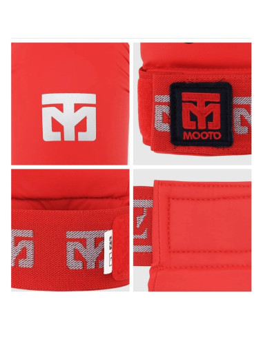 Rękawice do karate - mitts 2 red wkf | mooto