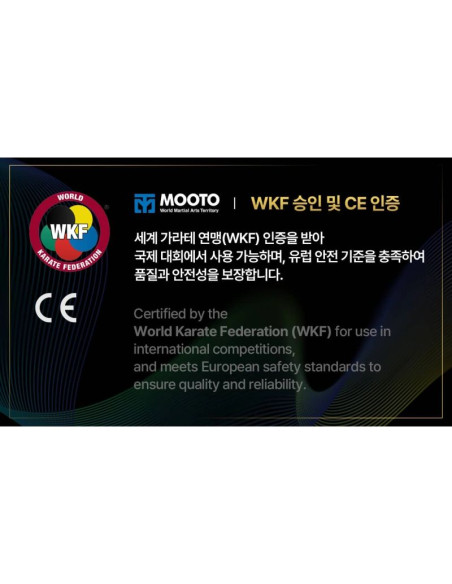 Rękawice do karate - mitts 2 red wkf | mooto