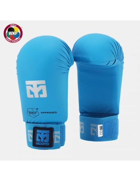 Rękawice do karate - mitts 2 blue wkf | mooto