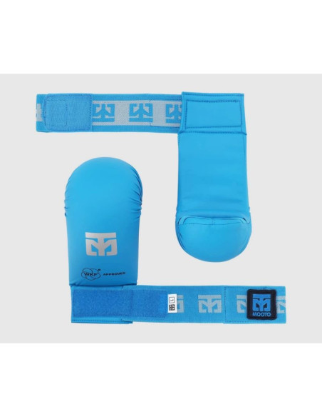 Rękawice do karate - mitts 2 blue wkf | mooto