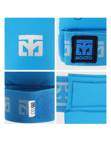 Rękawice do karate - mitts 2 blue wkf | mooto
