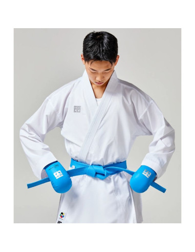 Rękawice do karate - mitts 2 blue wkf | mooto