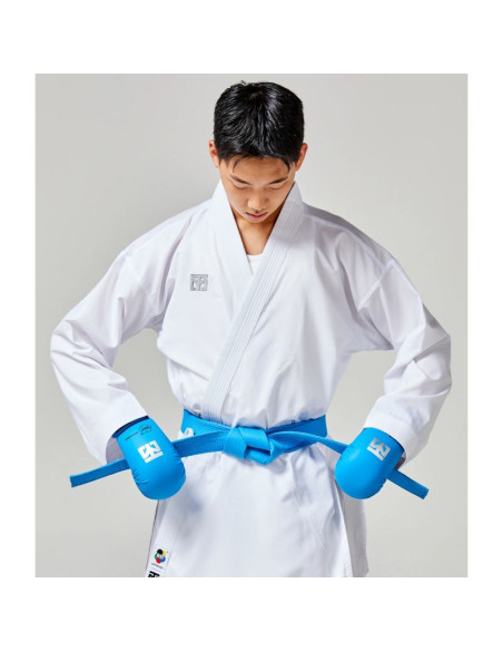 Rękawice do karate - mitts 2 blue wkf | mooto