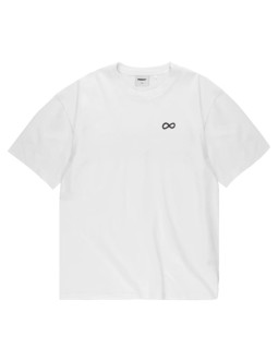 Prosto big log infinity t-shirt kl261mtee1031 białe l