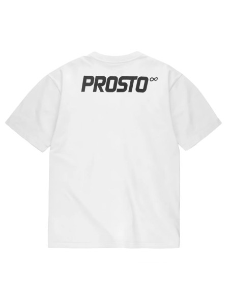 Prosto big log infinity t-shirt kl261mtee1031 białe l