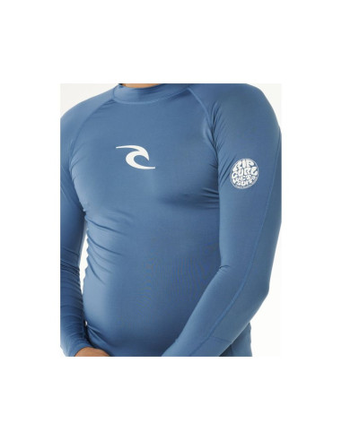 Lycra męska rip curl waves upf perf l/s niebieska