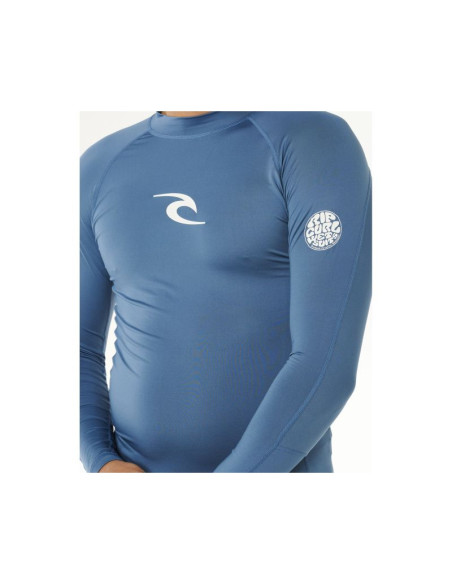 Lycra męska rip curl waves upf perf l/s niebieska