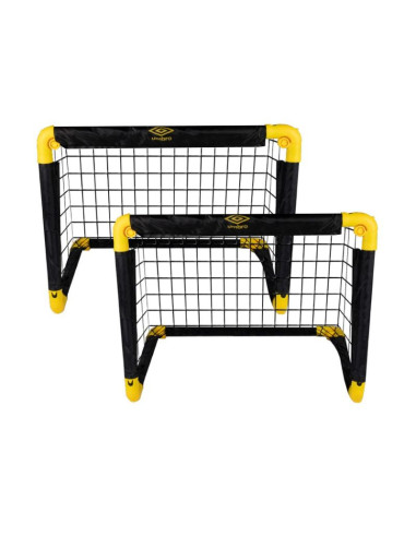 Zestaw 2 bramek do piłki nożnej z siatką 55x44x44cm umbro