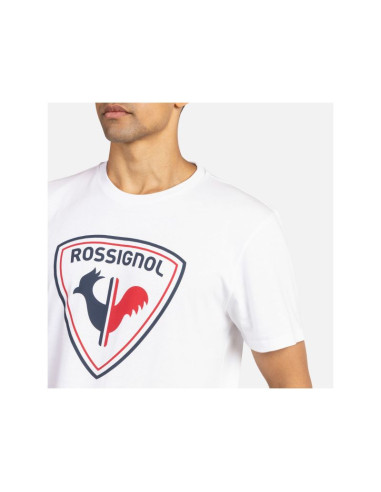 Koszulka męska rossignol cliffside tee biała