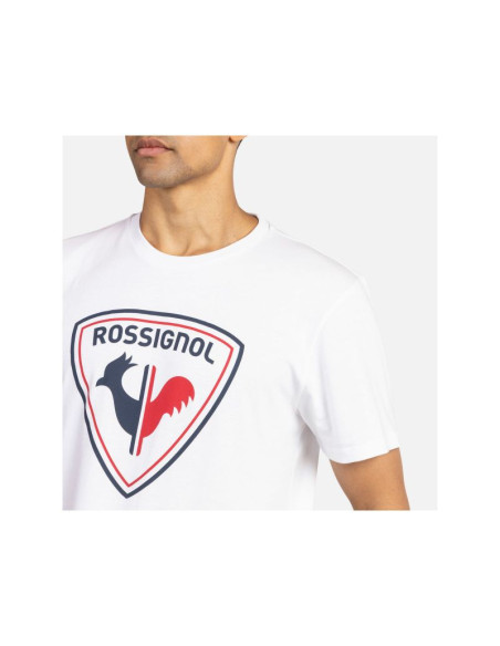 Koszulka męska rossignol cliffside tee biała