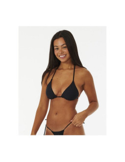 Stanik kąpielowy rip curl premium surf d-dd sliding tri czarny 2