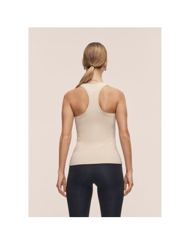 Koszulka damska casall essential racerback tank kolor beżowy