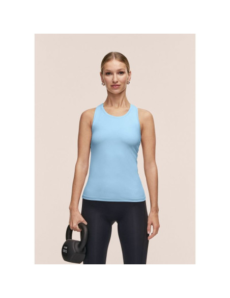 Koszulka damska casall essential racerback tank kolor niebieski