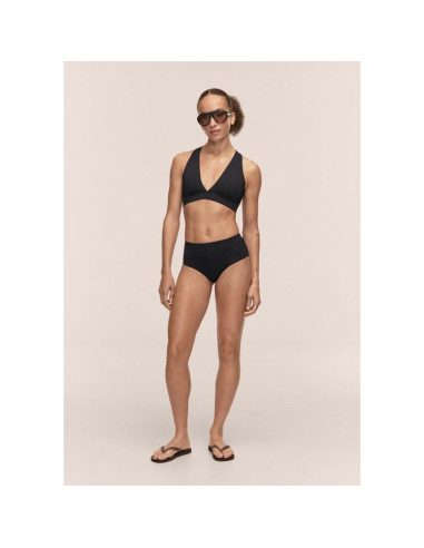 Majtki kąpielowe casall high waist bikini hipster kolor czarny