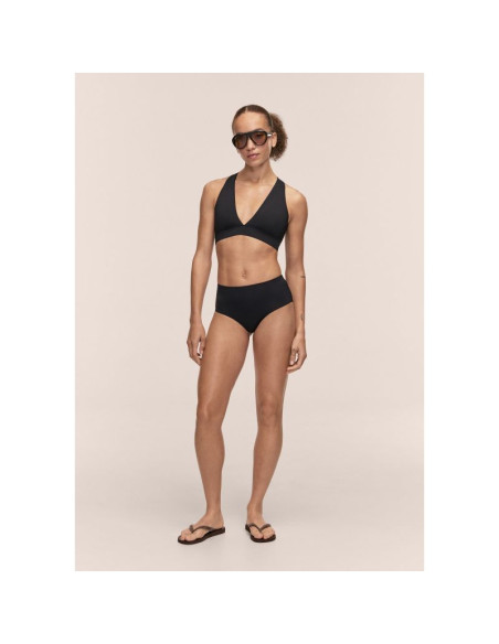 Majtki kąpielowe casall high waist bikini hipster kolor czarny