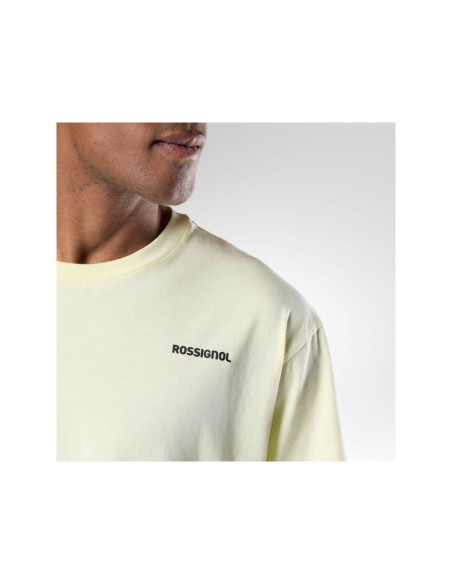 Koszulka męska rossignol m graphic waterfall tee żółta
