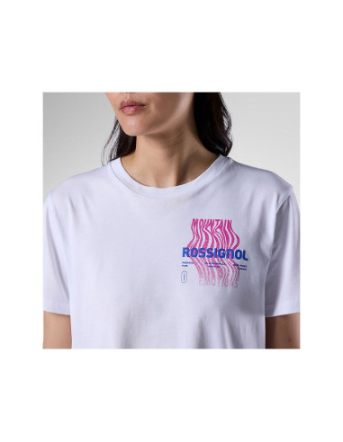 Koszulka damska rossignol w graphic waterfall tee biała