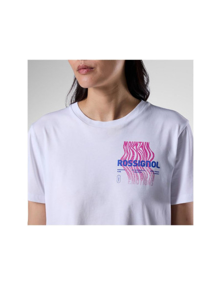 Koszulka damska rossignol w graphic waterfall tee biała