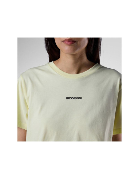 Koszulka damska rossignol w graphic waterfall tee żółta
