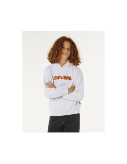 Bluza chłopięca rip curl eternal shred logo hood-boy szara