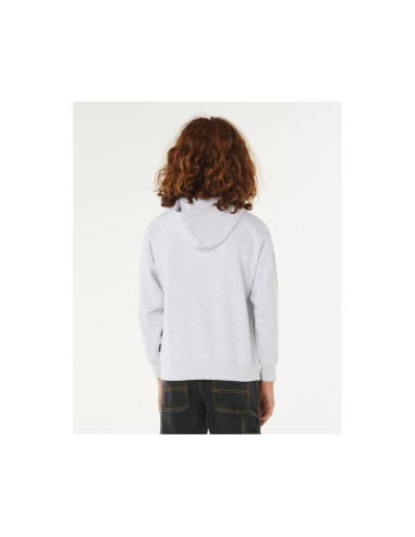 Bluza chłopięca rip curl eternal shred logo hood-boy szara